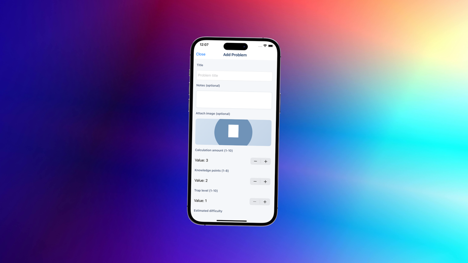 #3. Problem Difficulty (iOS) Oleh: Bahtan MUZU