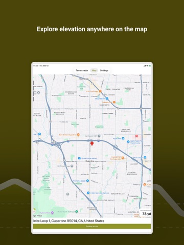 Terrain Radar iPad screenshot