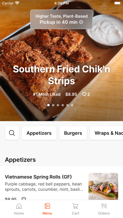 Higher Taste - Plant Based iPhone screenshot 2 - Food & Drink app