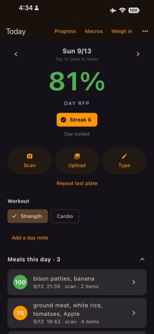 RFP Nutrition Scanner Screenshot 1 of 5