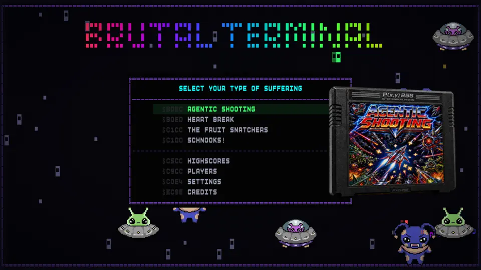 Captura de pantalla de Brutal Terminal en iPhone 1