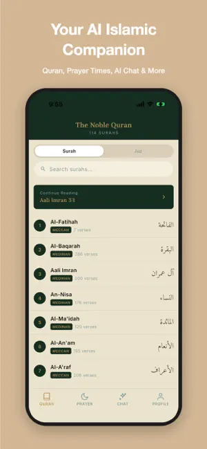 LubbAI: Quran Daily Selections screenshot 1