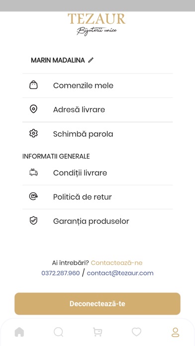 Tezaur Shop Screenshot