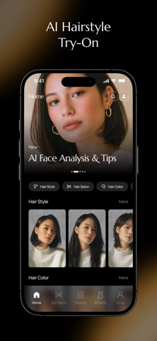 Zyndra: AI发型换装助手 screenshot