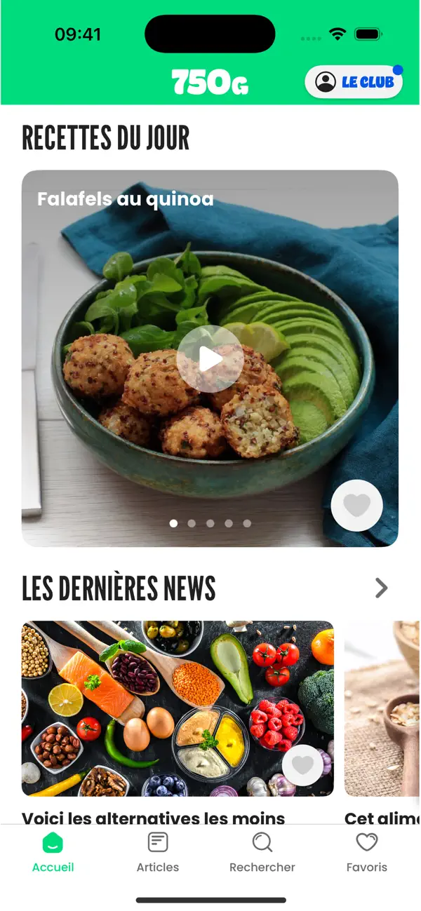 Screenshot #1 pour 750g, recettes de cuisine