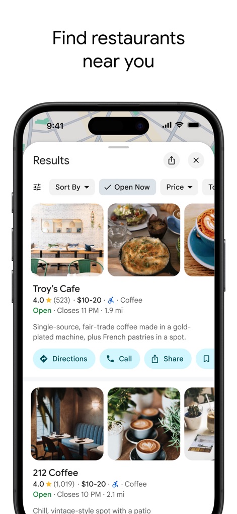 Google Maps - Local Dining Discovery