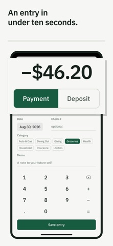 BalanceWright: Check Register Screenshot 8 of 10