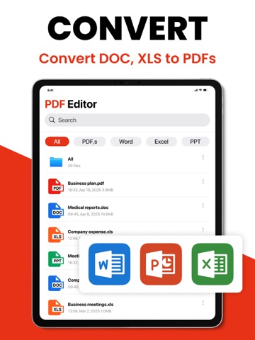 PDF Editor: Edit, Sign PDFs iPad screenshot