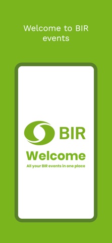 BIR Events iPhone screenshot