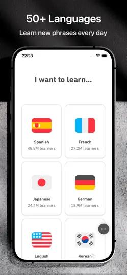 Captura de pantalla de LingoLite: Aprende Idiomas en iPhone 1