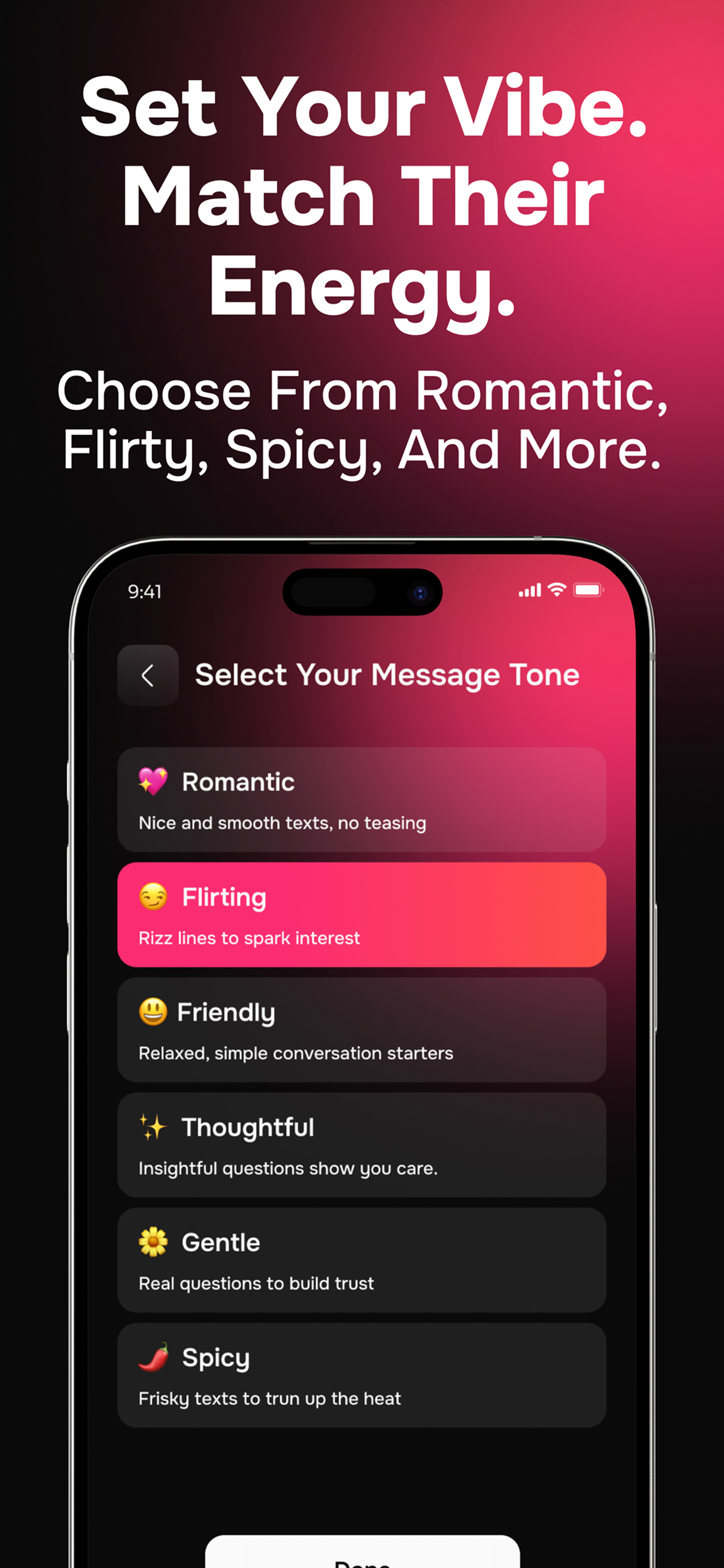 Flirtastic: Reply Like a Pro screenshot 4