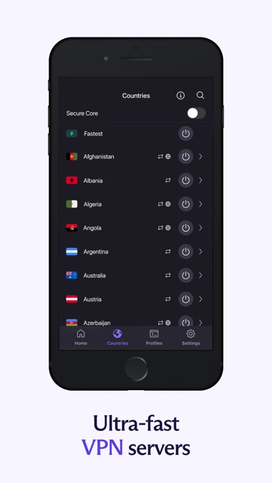 Screenshot #3 pour Proton VPN: Privé et Rapide