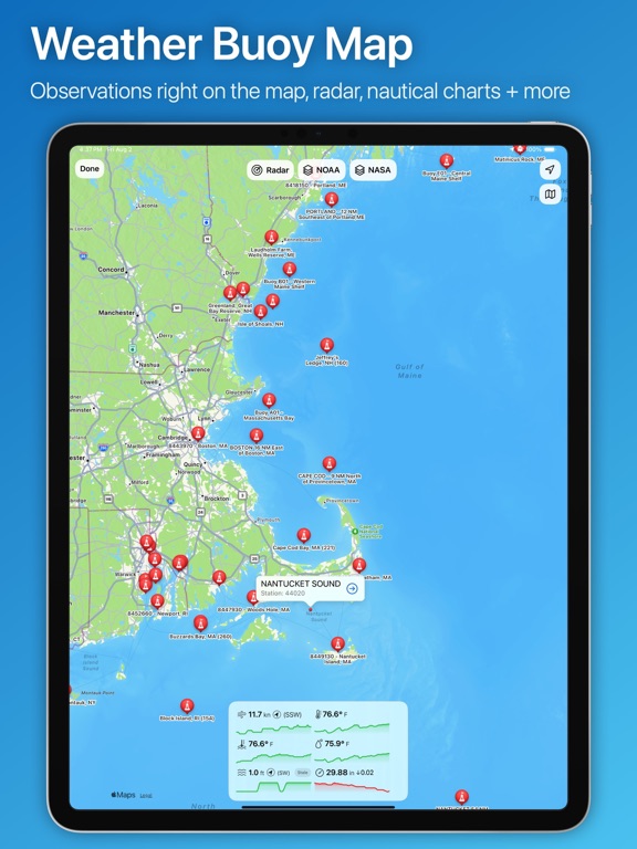 Screenshot #6 pour BuoyPro: Marine Buoy Weather