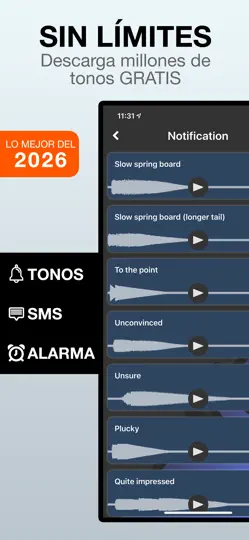 Captura de pantalla de Tonos De Llamadas Y Melodias en iPhone 1