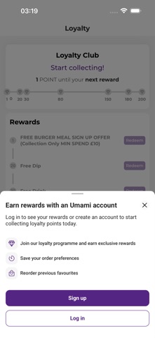 Umami UK iPhone screenshot