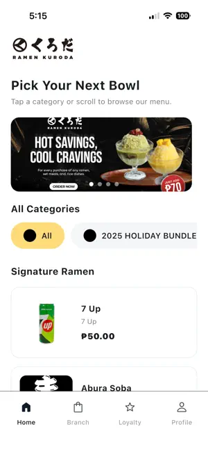 Ramen Kuroda Mobile iPhone screenshot 3