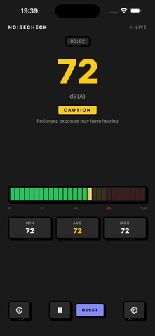 NoiseCheck: Decibel Meter Screenshot 2 of 5