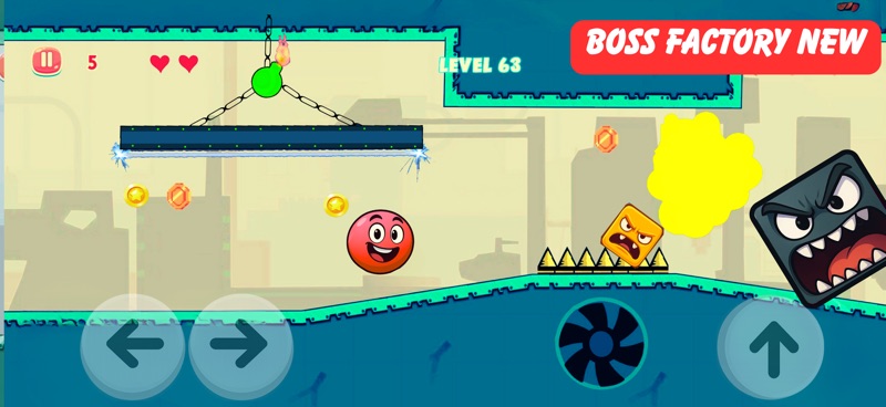 Bounce Ball 4 - Red Ball Hero screenshot 4
