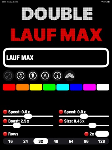 Lauf Max iPad screenshot