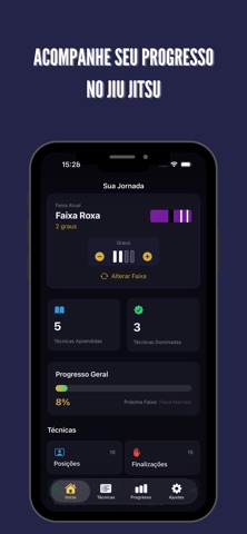 Minha Faixa - BJJ Tracker Screenshot 1 of 6