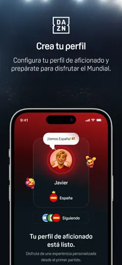 Captura de pantalla de DAZN: Deportes En Directo en iPhone 6
