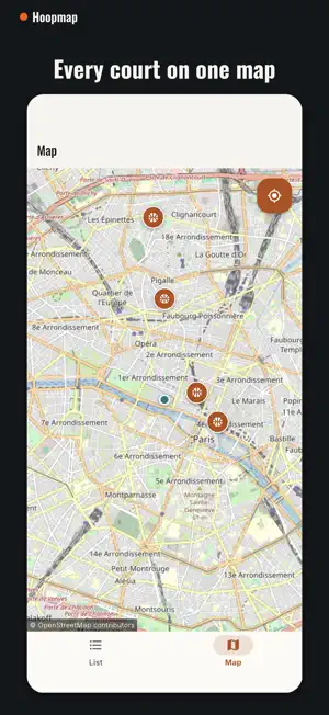 Hoopmap: Basketball Courts screenshot 3