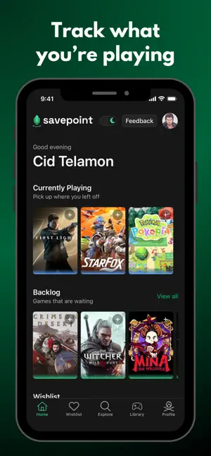 Savepoint Game Backlog Tracker screenshot 2