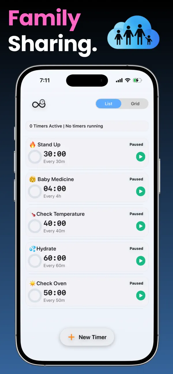 #4. Infinity Timer: Never Forget (iOS) Ved: Richard Chinnappan