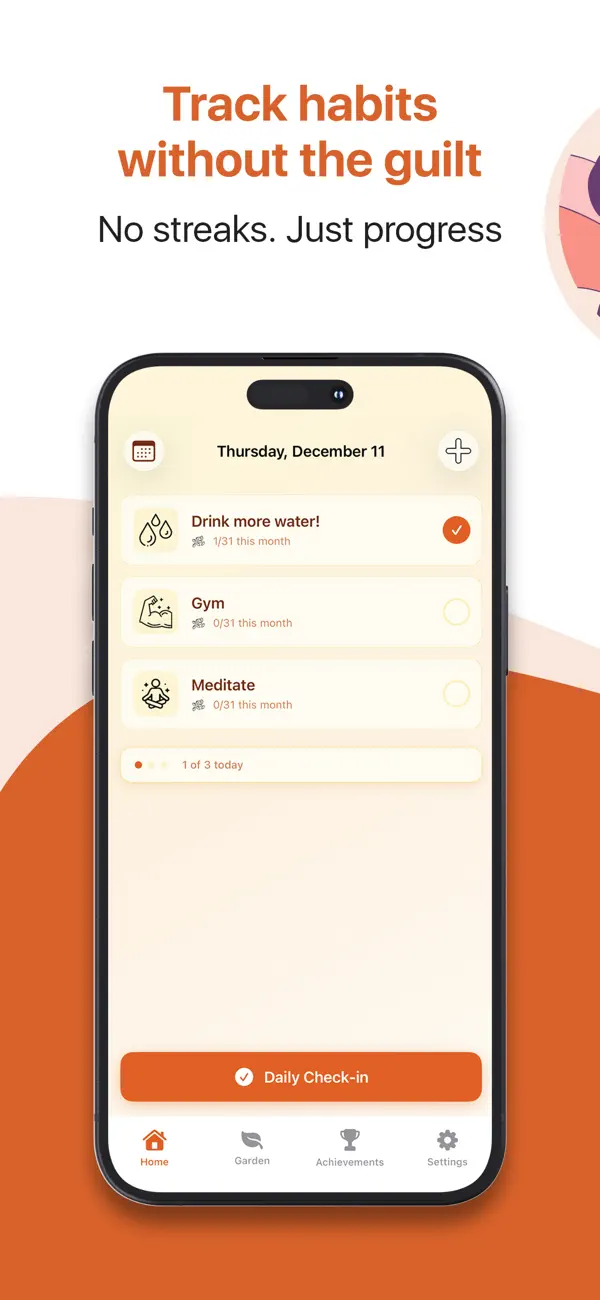 Gentle: Habit Garden Screenshot 1