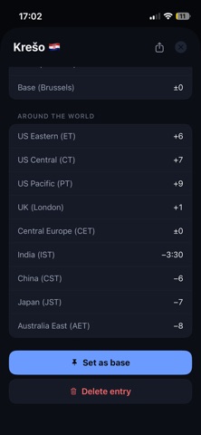 Zonal: time zone buddy Screenshot 4 of 5