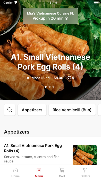 Mia's Vietnamese Cuisine - FL Screenshot 2 - AppWisp.com Mia's Vietnamese Cuisine - FL Screenshot 2 - AppWisp.com