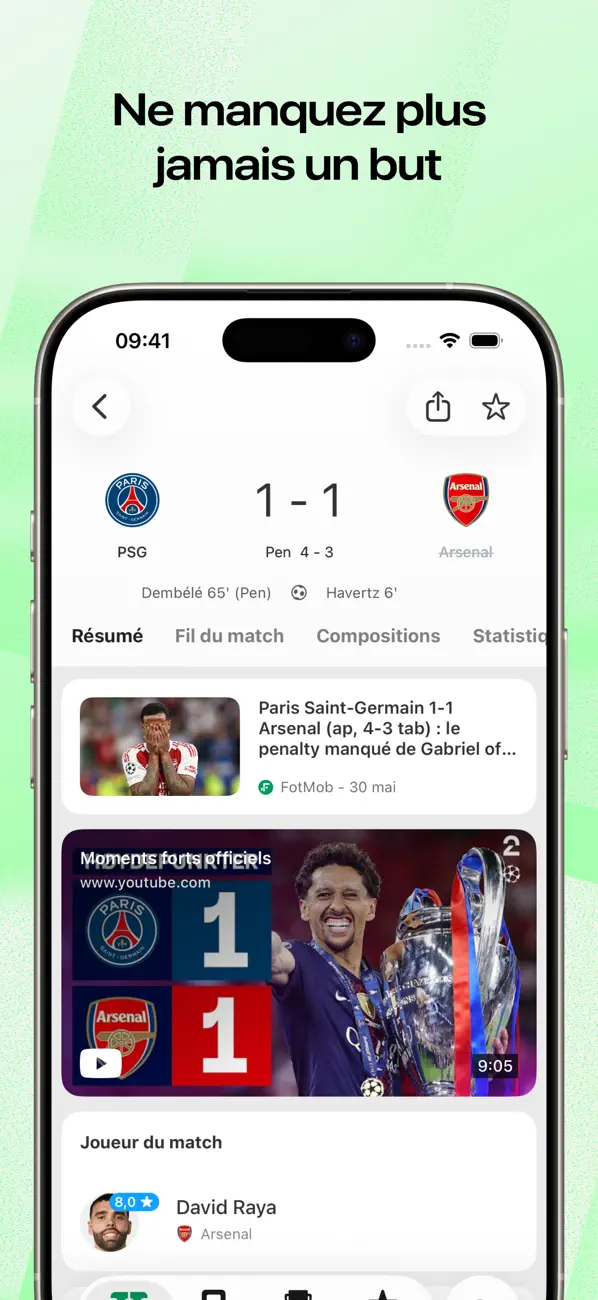 Screenshot #3 pour FotMob - Foot en direct