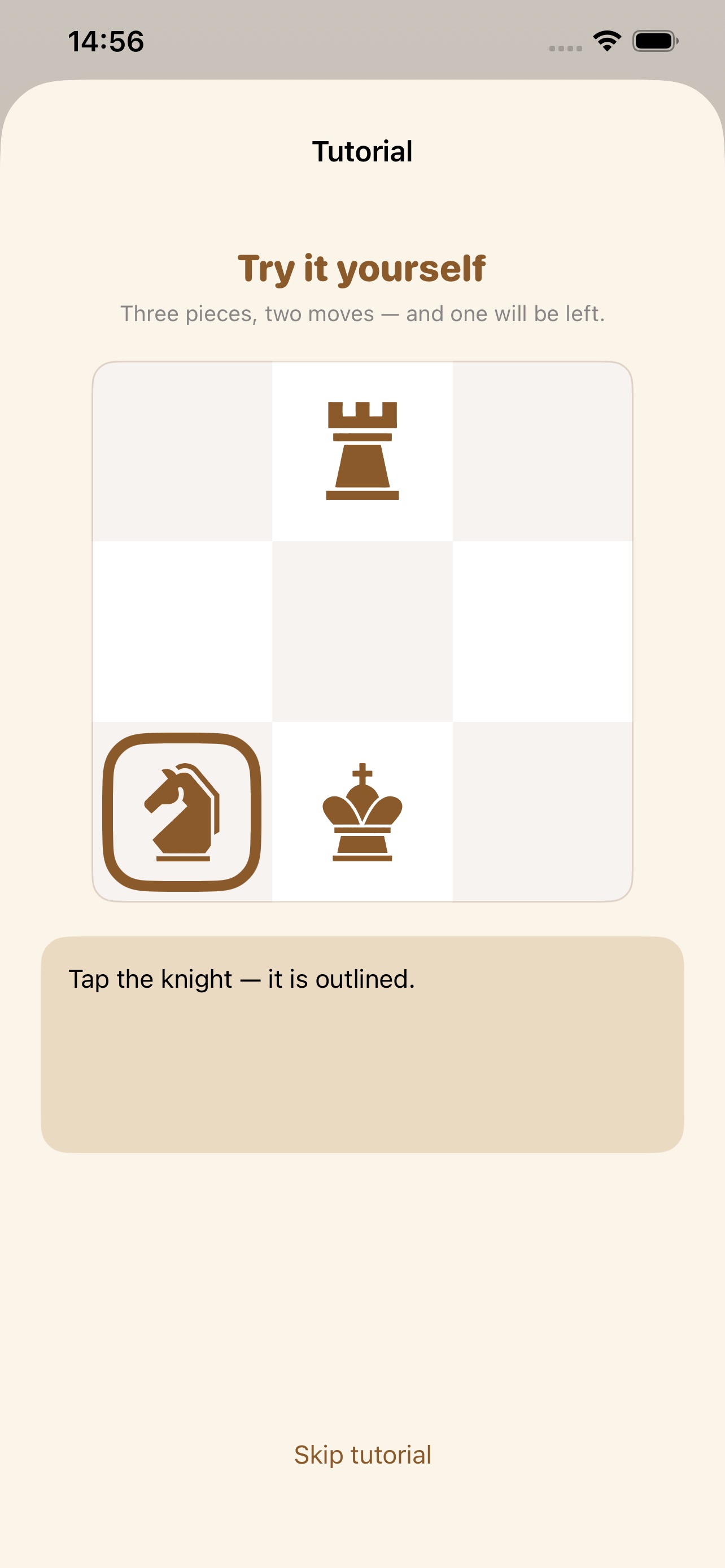 Screenshot 1 of Last Piece: Chess Solitaire