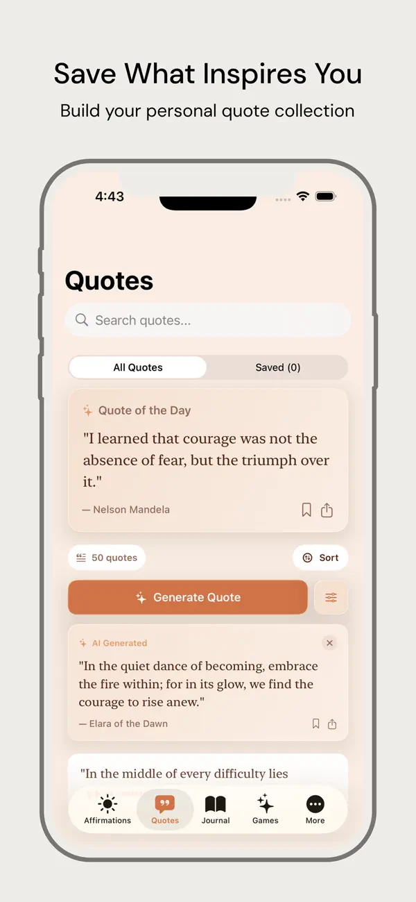 Daily Affirmations, Self Love Screenshot 3