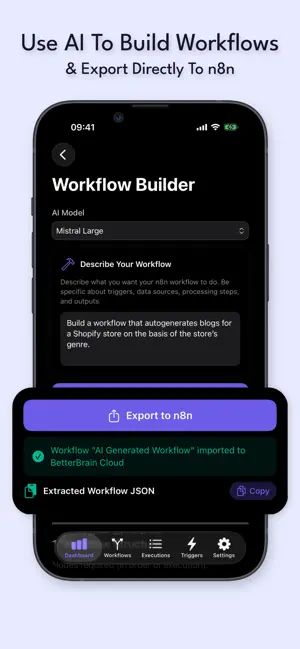 Nodey | n8n Mobile Automation iPhone screenshot 4