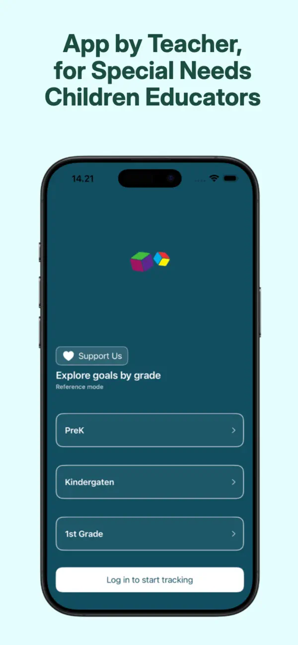 SPED Goals: IEP Tracker Screenshot 1
