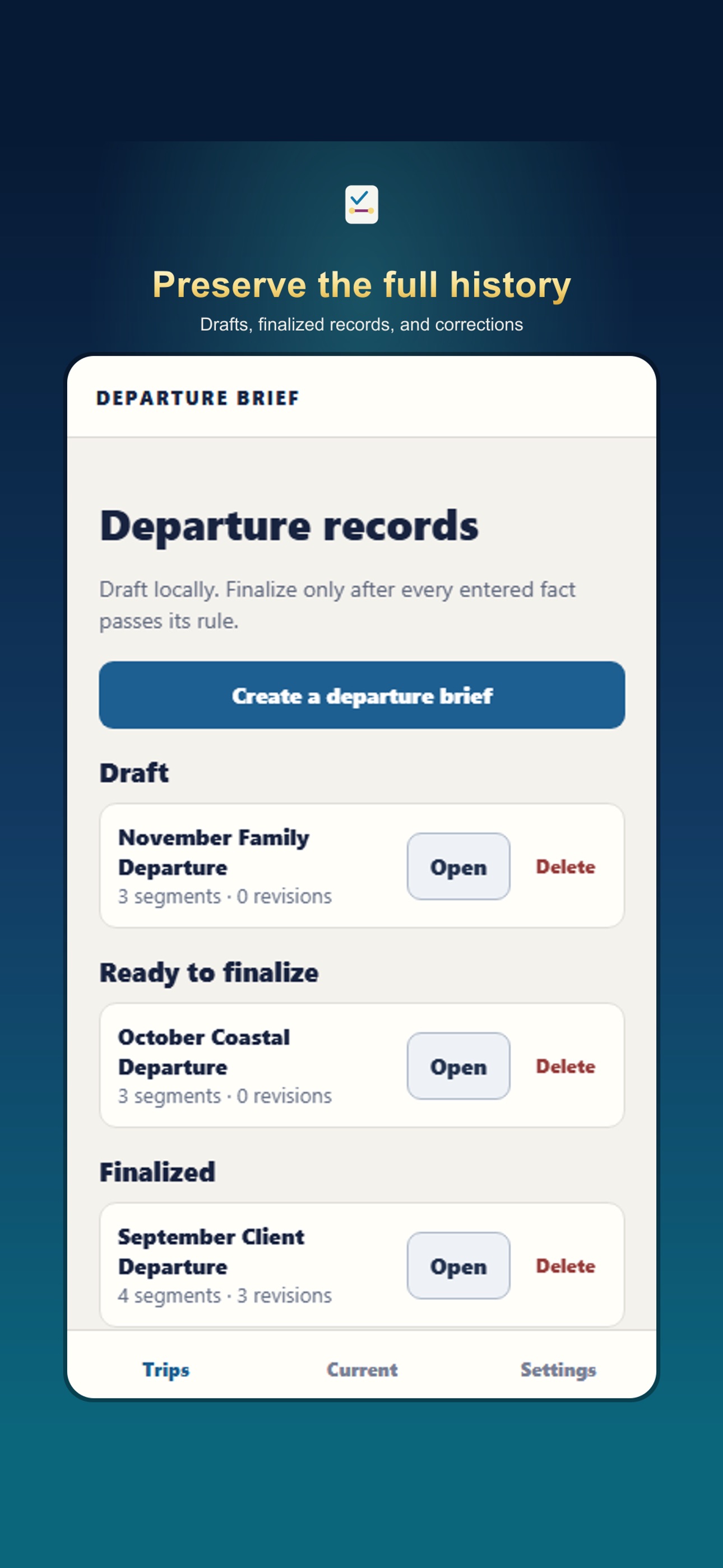 Screenshot 7 of Departure Brief: Travel Pro