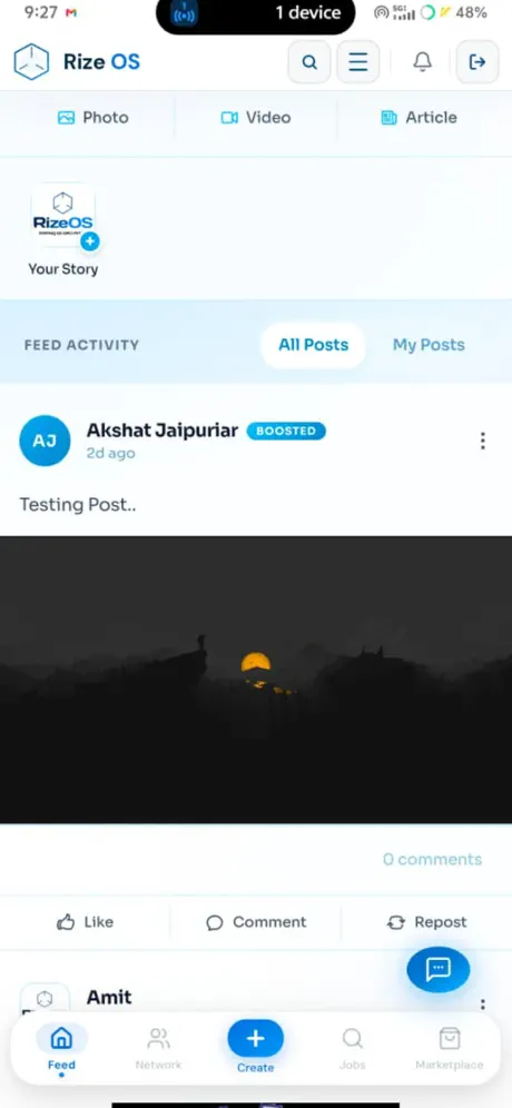 RizeOS screenshot 3
