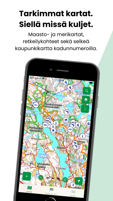 Karttaselain - Maastokartta Screenshot