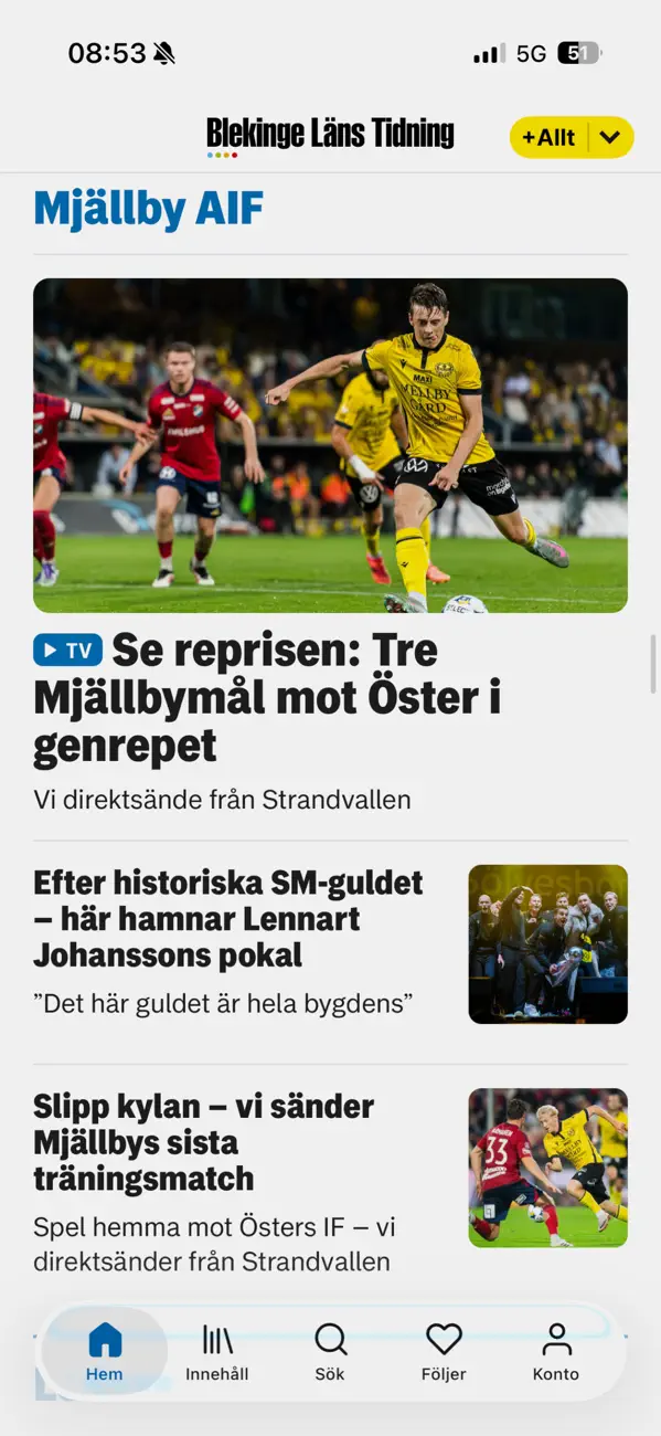 Screenshot #2 pour Blekinge Läns Tidning