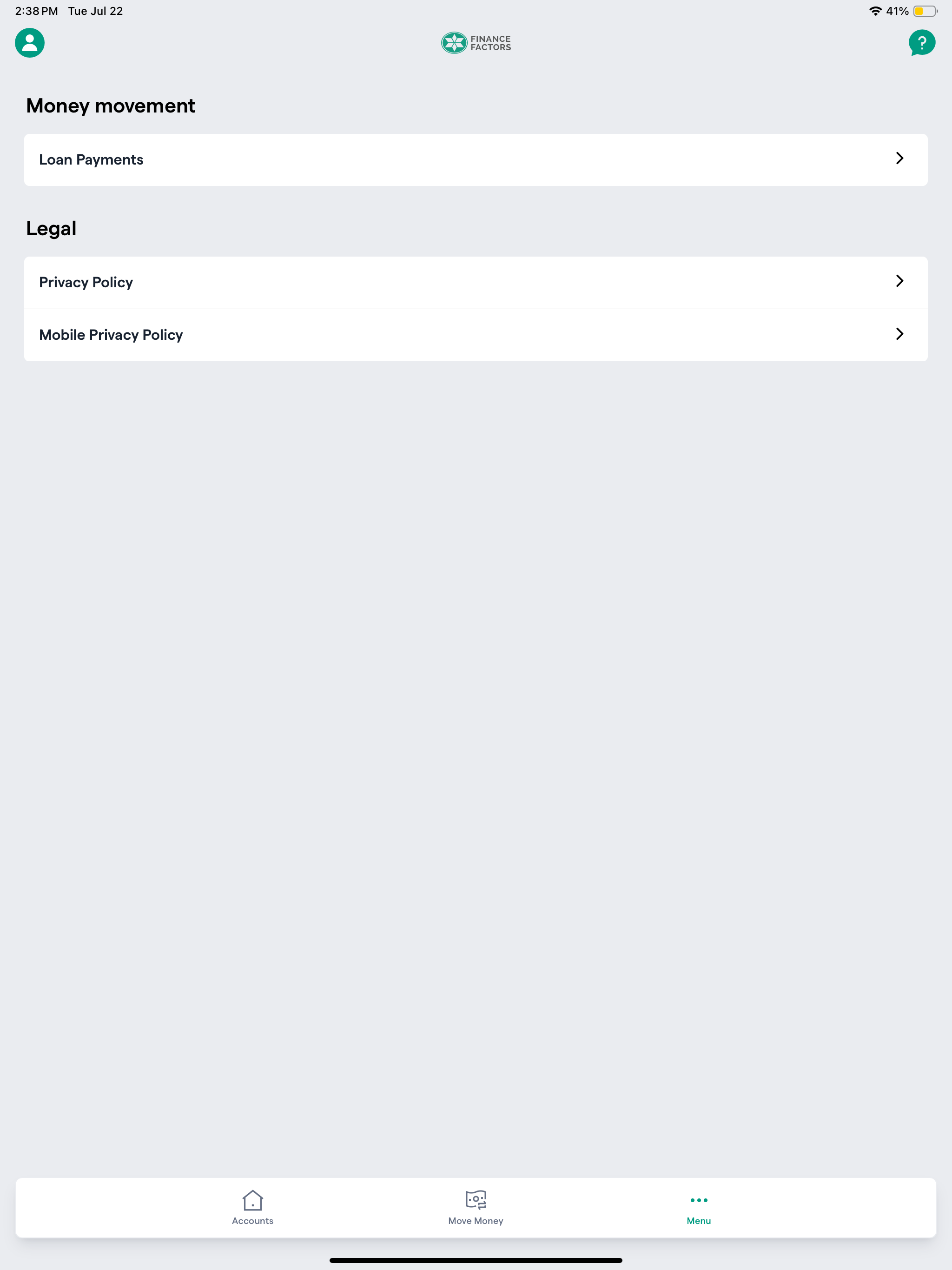 Finance Factors Mobile Banking screenshot 8