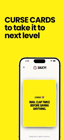 Party & Group Games: Saucy! iPhone screenshot