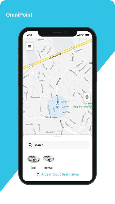 OmniPoint User iPhone screenshot 1 - Travel app