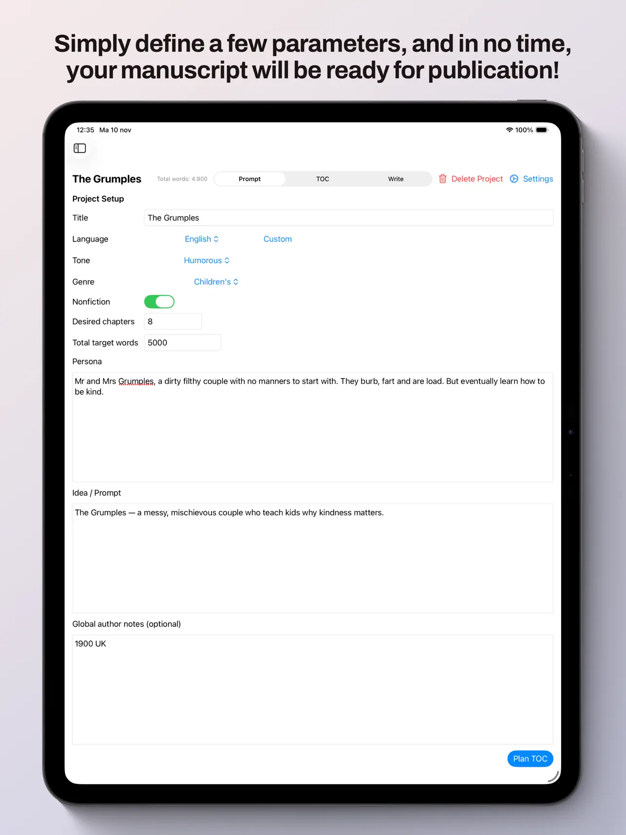 #2. BookAuthor-Studio (iOS) Ved: Wicher B Donga