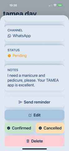 Tamea: Appointment Booking Screenshot 10 of 10