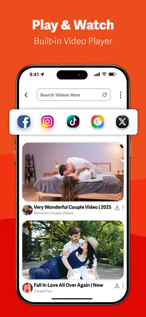 Private Video Browser iPhone screenshot 2