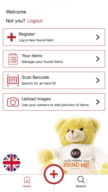 MissingX - Lost Property App