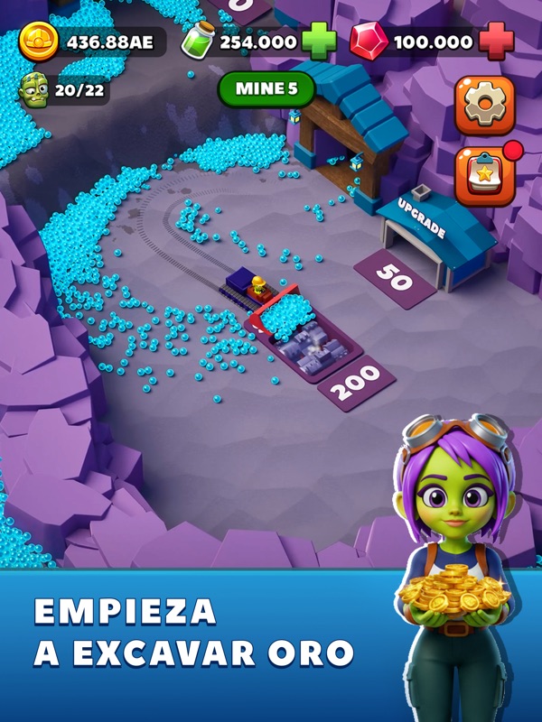 Zombie Miner: Magnate de Oro screenshot 11