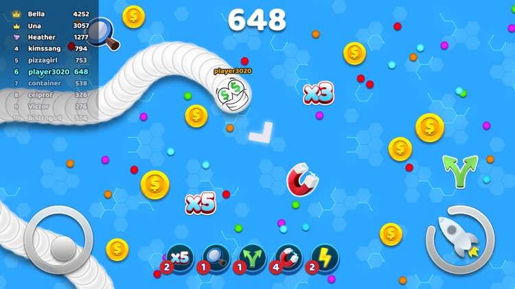 Snakes Zone .io - Worms Game screenshot-4