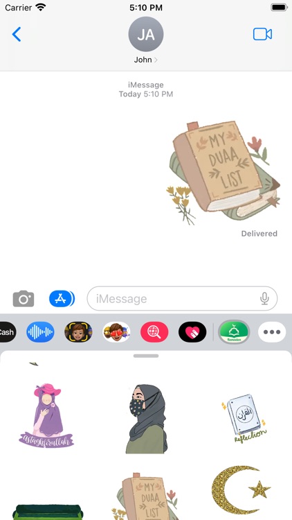Animated Islamic Stickers Pack